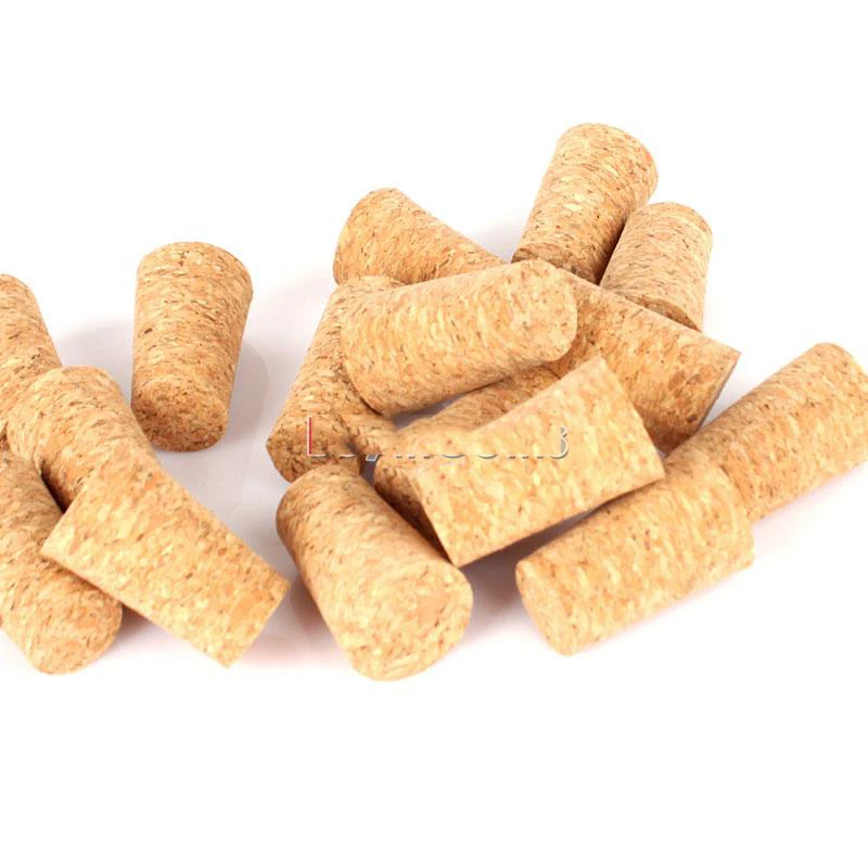 Dollarkey Economic for Benefit New Unused Straight Natural Tapered Round Cork Plugs Wine Corks Stopper rising stars |