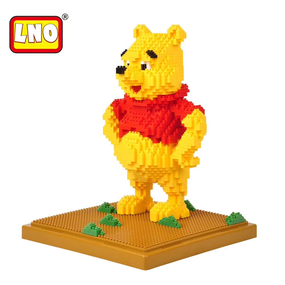 LNO строительные блоки Qute Gudetama DIY Модель японский мультфильм 3D Аниме фигурки г н