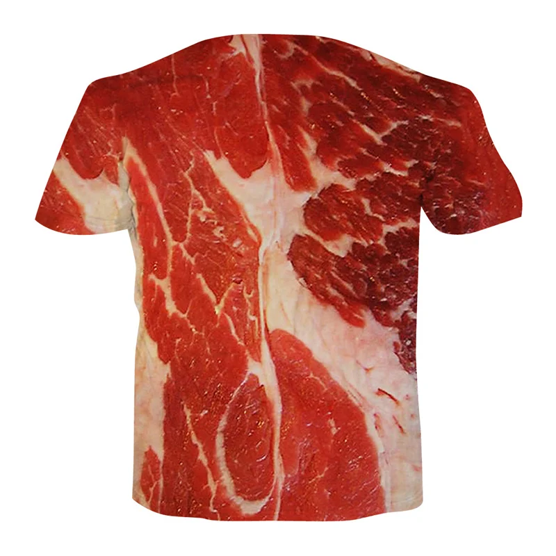 2020 Bootylicious Fresh Beef Meat испанская рубашка 3D Забавный спортивный костюм с беконом