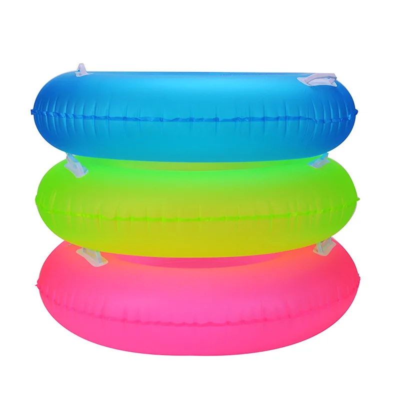Летние Новые Флуоресцентные Плавающие Надувные Поплавки ming Circle утолщенные
