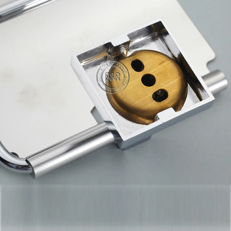 BAKALA модные аксессуары для ванной комнаты Полка полотенец из нержавеющей стали