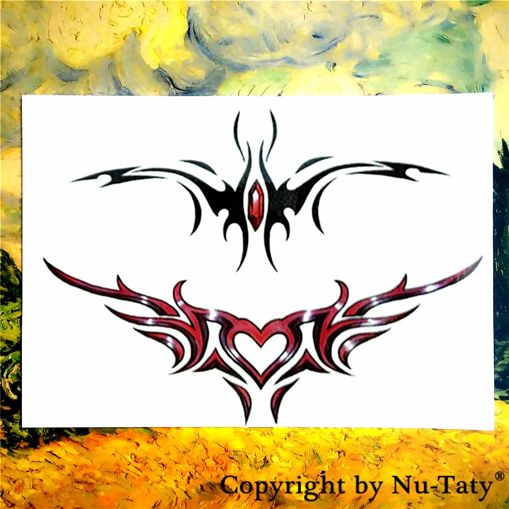 Временная татуировка SHNAPIGN Love Totem боди арт флеш тату наклейка s 21*15 см