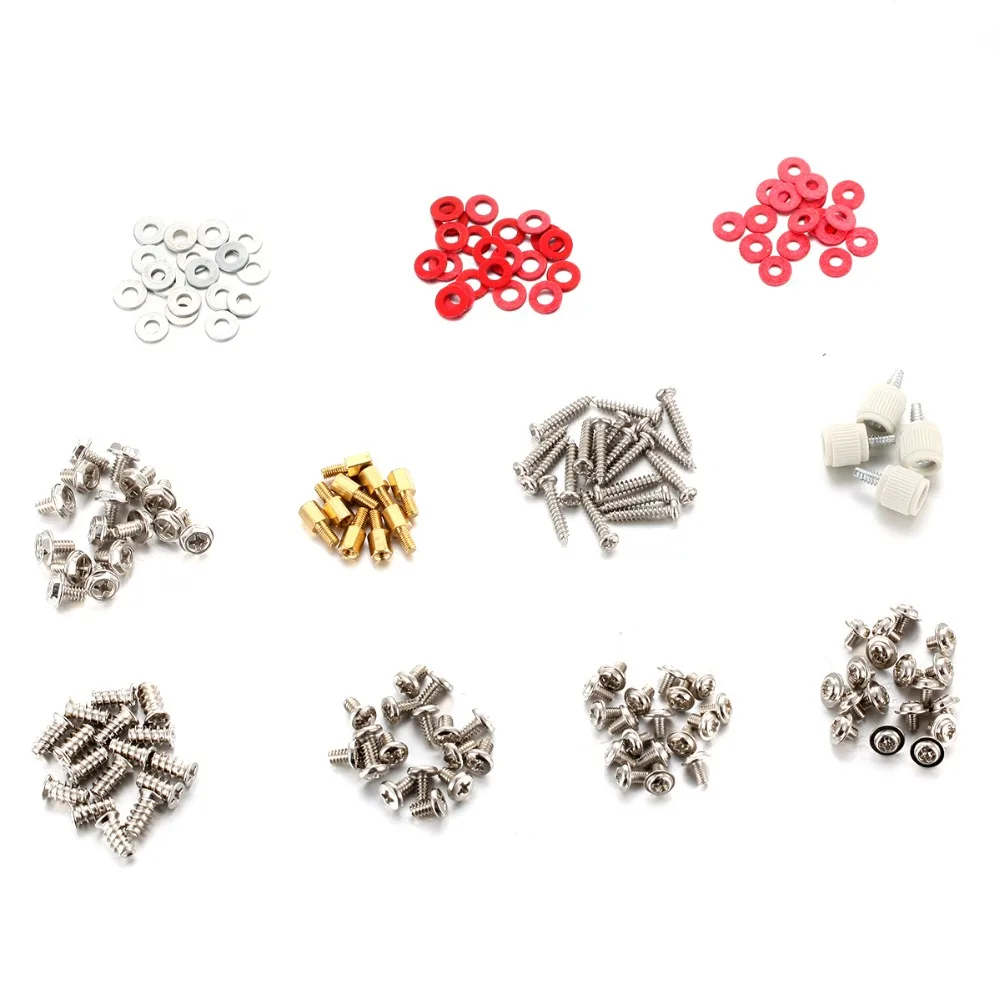 194 шт./компл. 11 типов комплектов винтов для компьютера ассортимент DIY набор