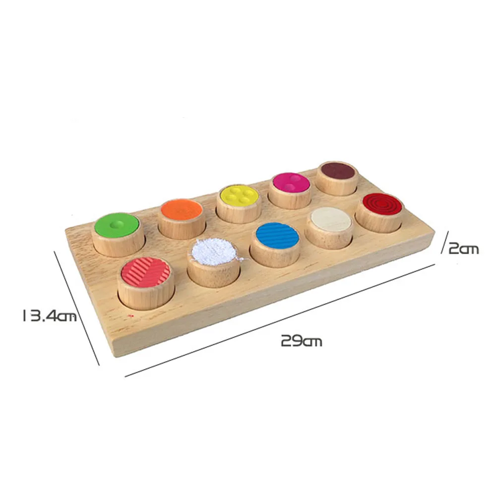 Wooden Blocks Colorful Shape Jointed Board Memory Touch Flip Toys Kids Learning Educational Toy Baby | Игрушки и хобби