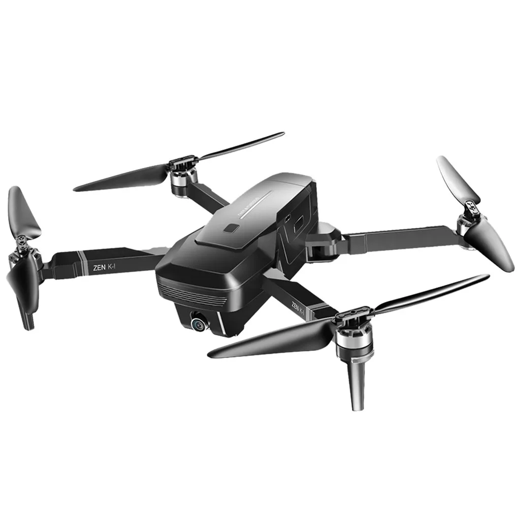 Черный VISUO ZEN K1 Dron gps 5G Wifi FPV 4K 720P двойная камера бесщеточный складной RTF RC вертолет профессиональные Дроны с камерой HD - Цвет: Черный