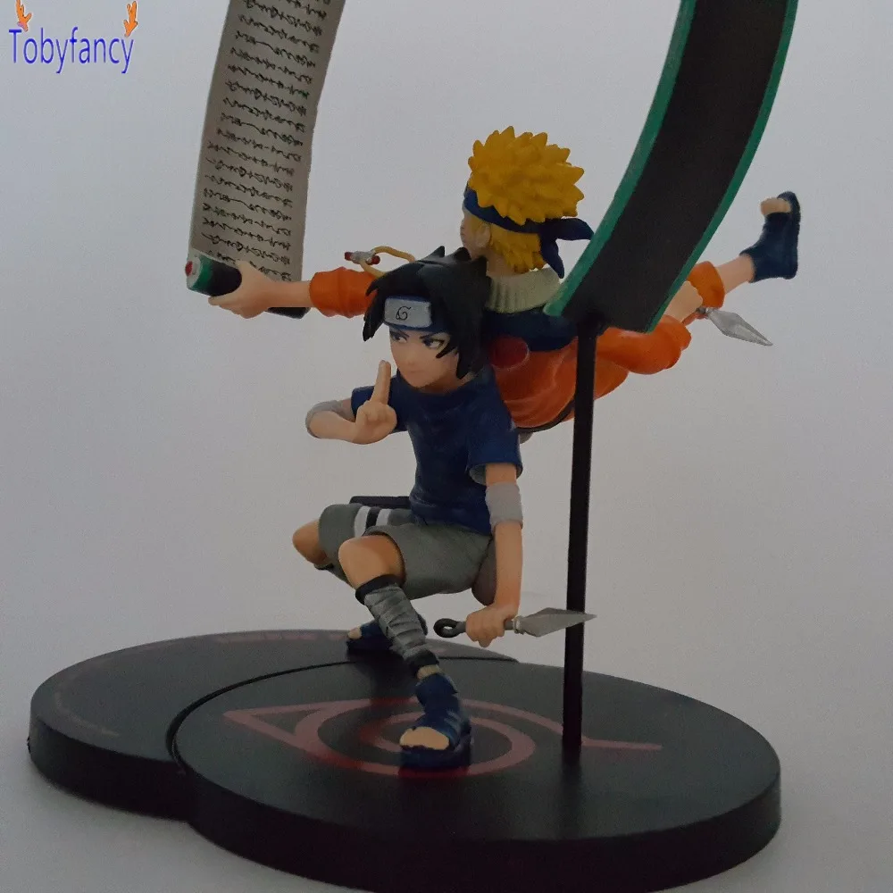 Наруто Фигурки Саске камень ПВХ 150 мм модель игрушки Аниме Ultimate Ninja буря рисунок |