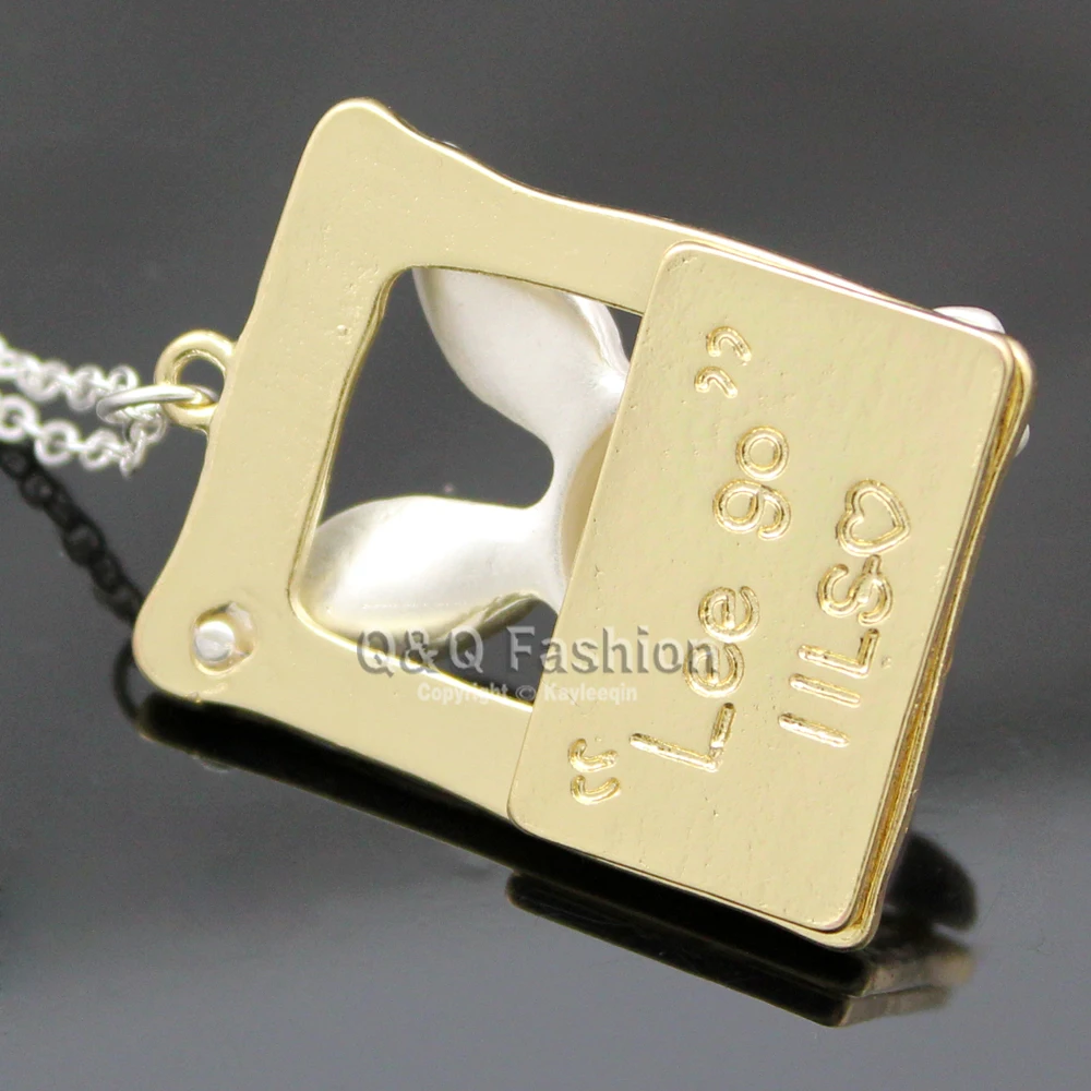 Золотая и серебряная позолоченная сказочная рамка с изображением кролика в виде