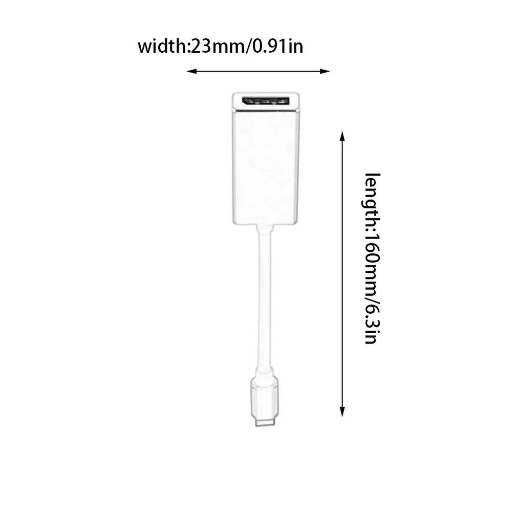 Кабель удлинитель Usb c к Dp Hd Line Type Usb3.1 Dp|Конвертеры держателей ламп| |