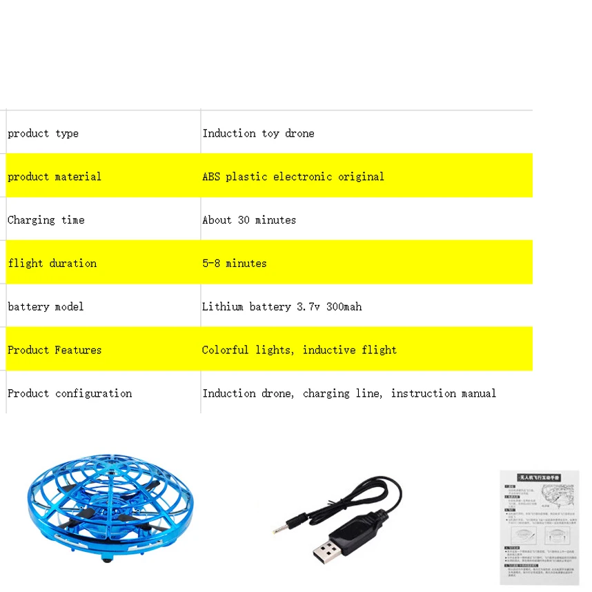 Rc вертолет мини-Дрон Квадрокоптер инфракрасное зондирование одна кнопка взлет F