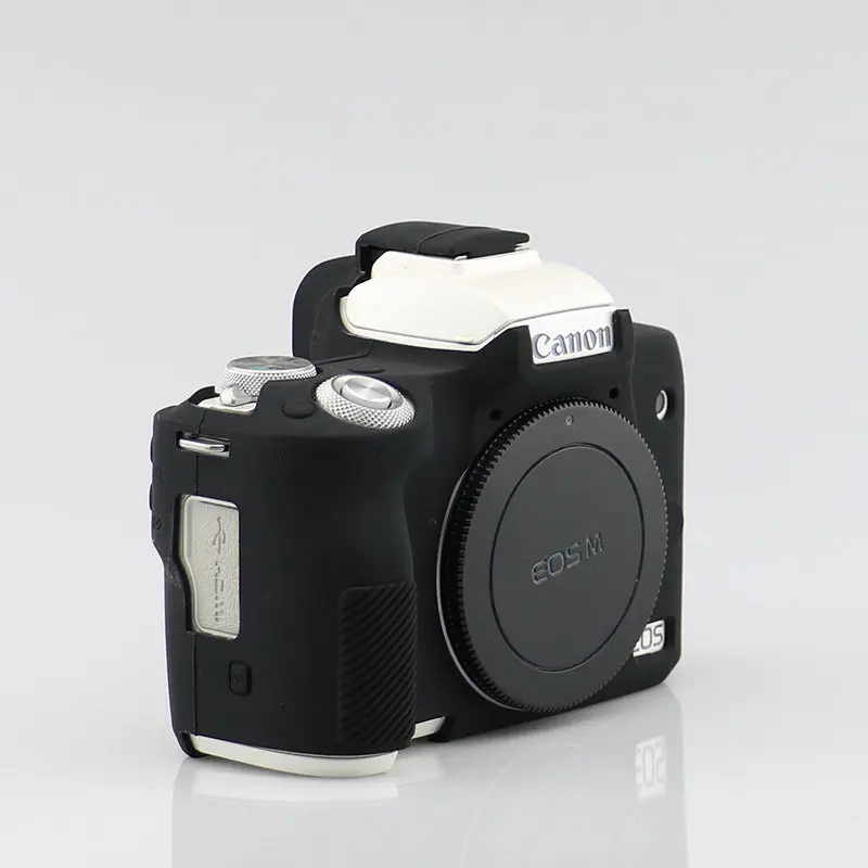 Силиконовая кожа брони чехол корпус протектор для Canon EOS M50 тела только цифровой камеры