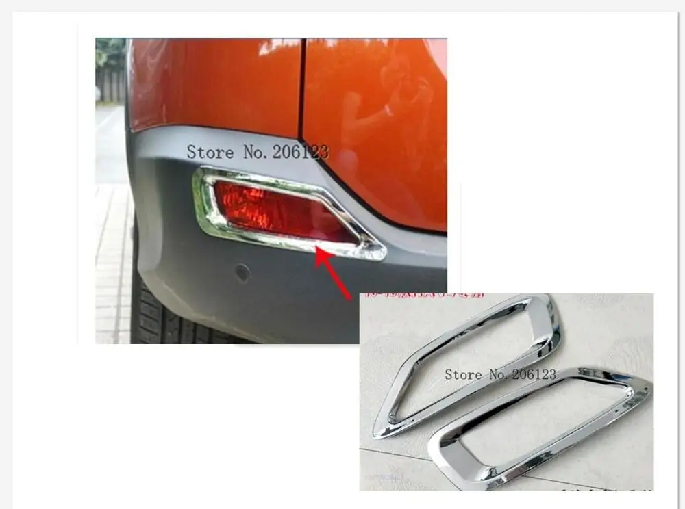 2 шт. хромированные Автомобильные противотуманные фары для Toyota RAV4 2014 2015 2016 |