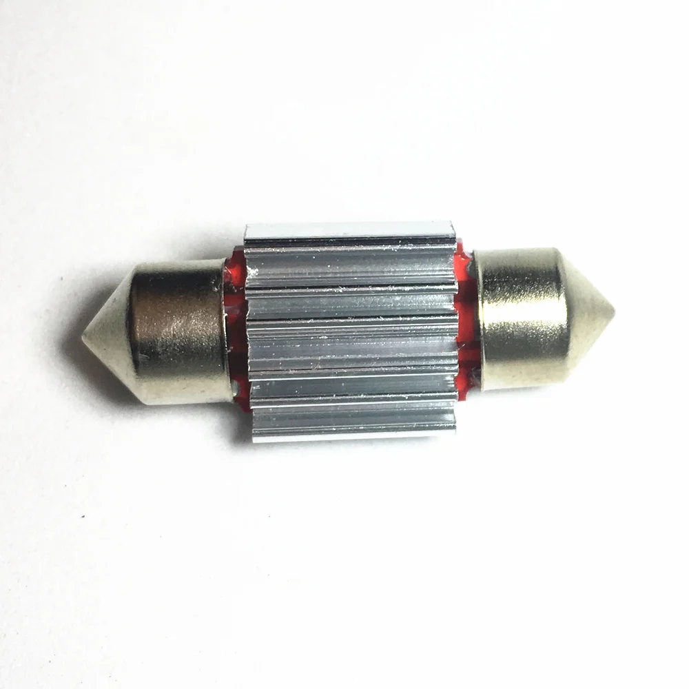 10 шт. гирлянда 31 мм 36 39 42 светодиодный светильник C5W супер яркий 4014 SMD Canbus для