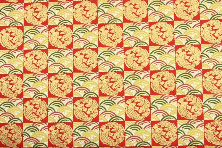 Оригинальный дизайн 3 цвета металлик золото японский сегаиха кои рыба