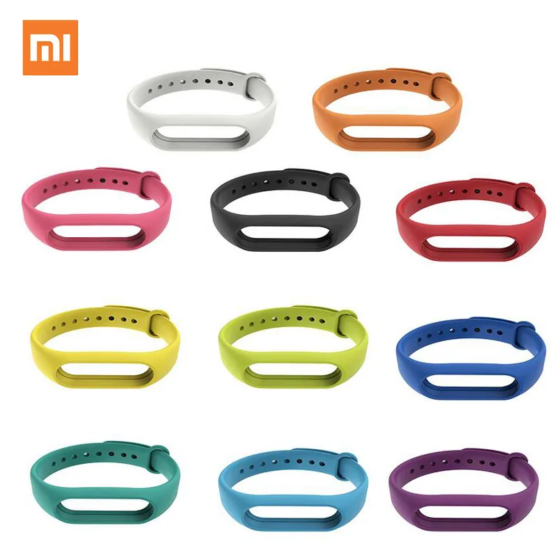 Xiaomi mi Группа 2 ремешок замена пояс силиконовой красочный браслет для умный