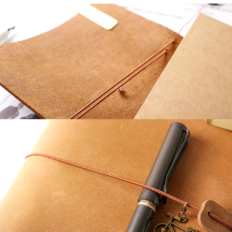 

Vintage Travelers Notebook Rubber Elastic Band For Midori Planner Inner Core Filler Paper Nylon Rope diary Journal Accessories
