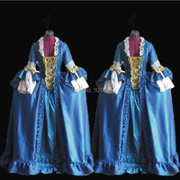tailoredroyal eras blue taffeta duchess 18th gothic theater medieval renaissance reenactment dress victorian dresses hl 342