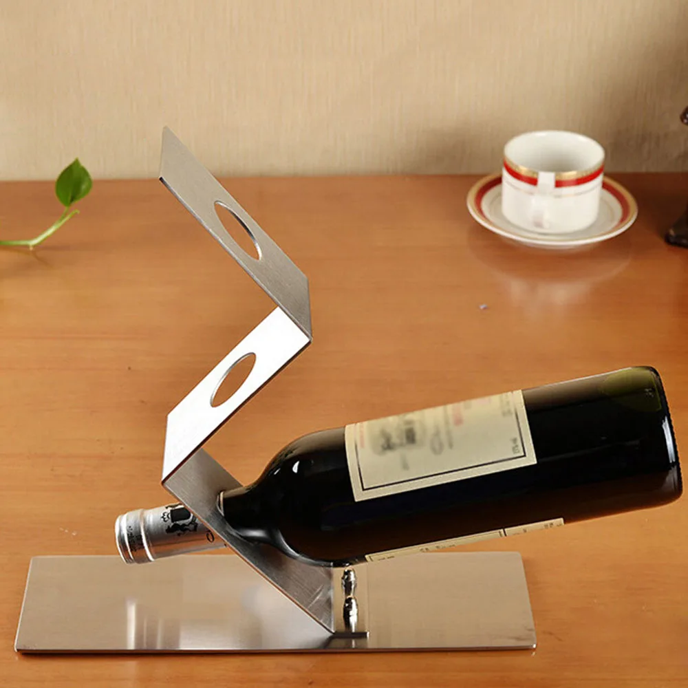 Творческий красное вино стойки S Форма 3 отверстия s бутылку вина стойку stainle
