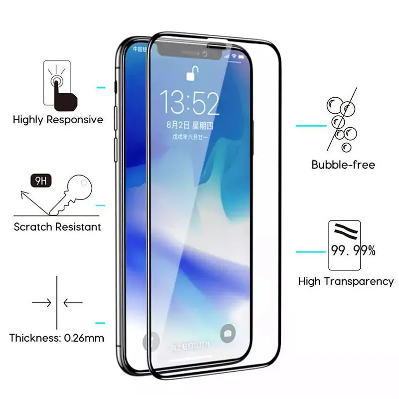 Стекло для Iphone Xs Max защита стекла Apple I Phone Xr X R S Закаленное стекло Защитная пленка