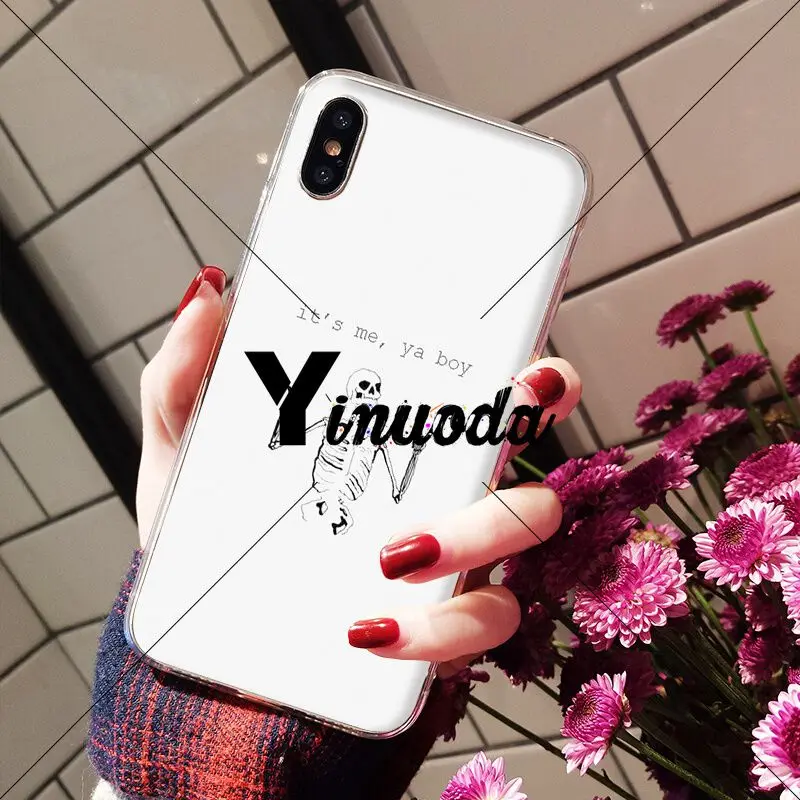 Новый прозрачный чехол Yinuoda для iPhone 5 5Sx 6 7 7plus 8 8Plus X XS MAX XR | Мобильные телефоны и