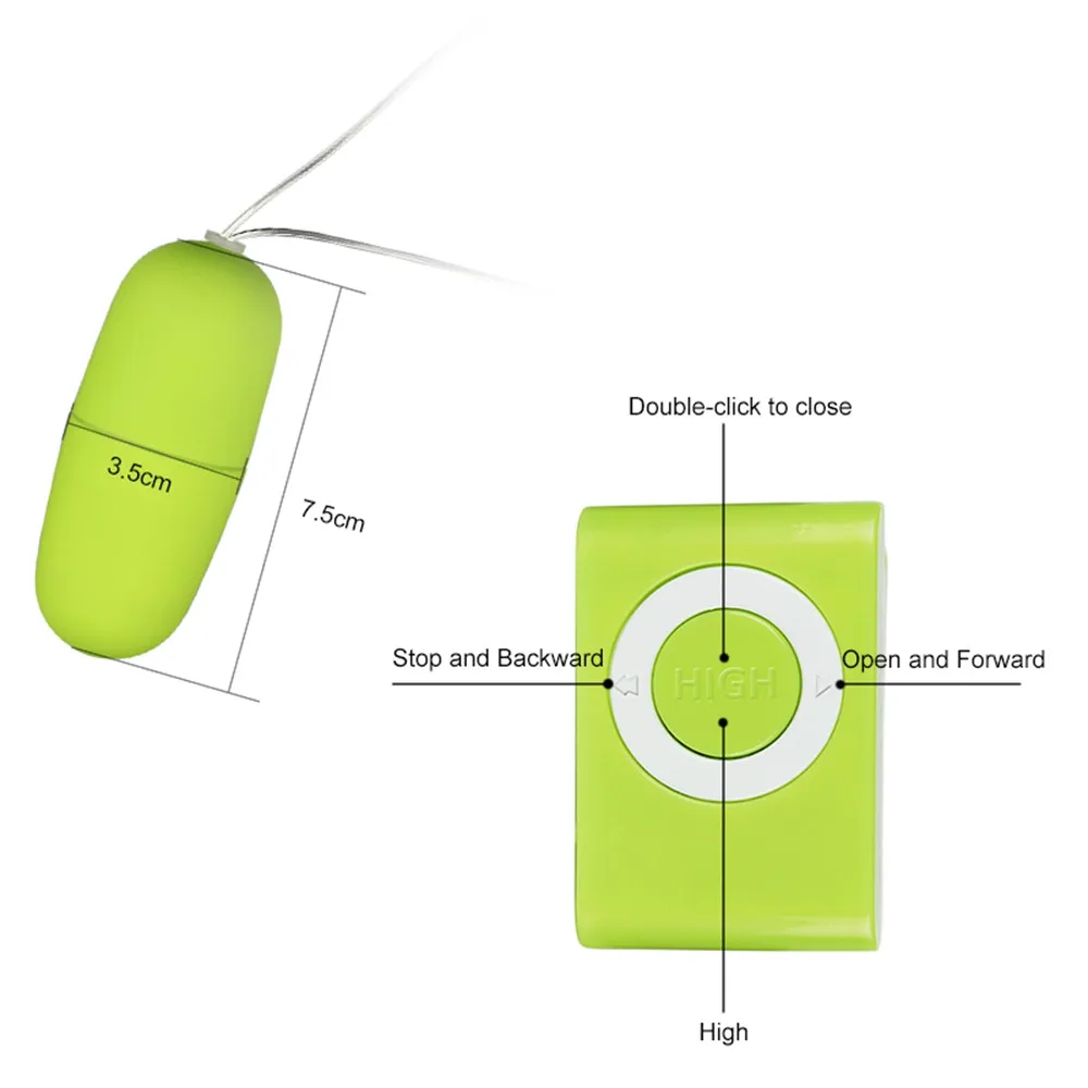 Новое водонепроницаемое женское беспроводное вибрирующее прыгающее Яйцо 20