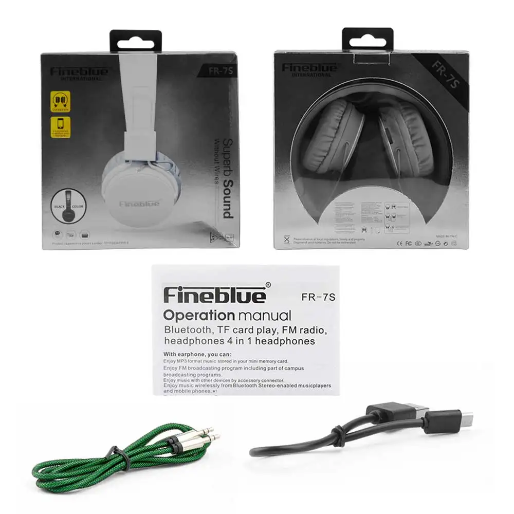 Складной FR-7S Беспроводной Bluetooth наушники на ухе Игровые Портативные Hi-Fi плееры