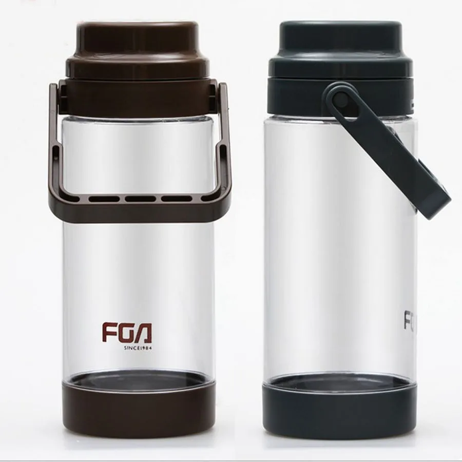 Новая герметичная пластиковая бутылка для воды простого дизайна (1500 мл) модная