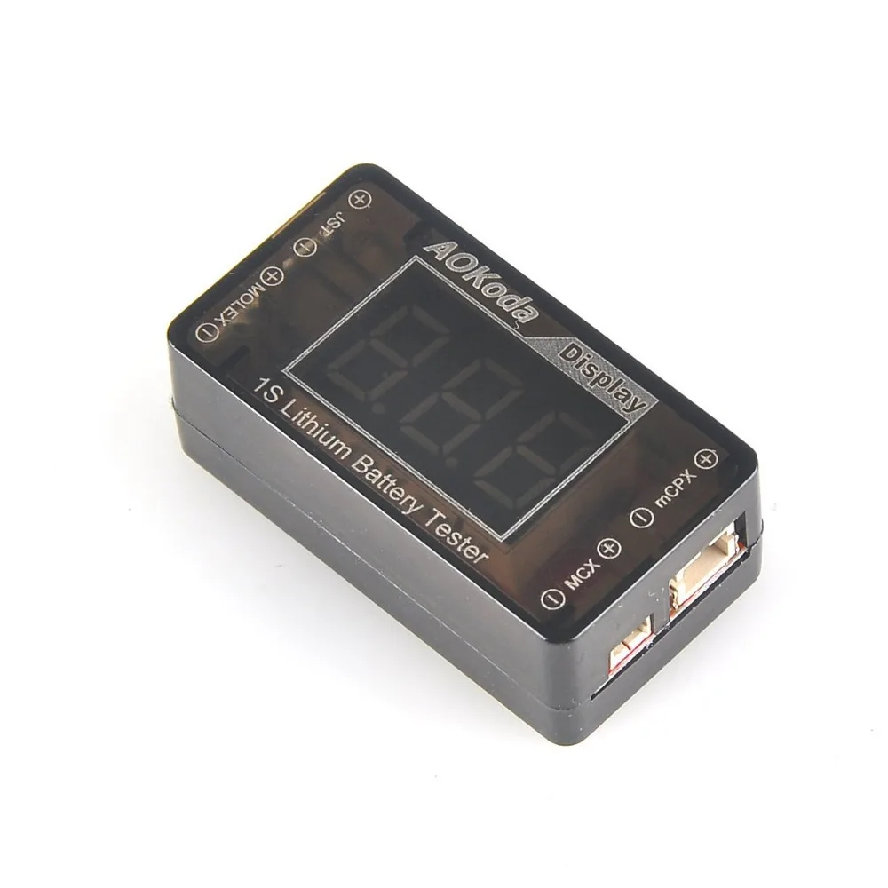 AOK-041 1S LiPo Батарея Напряжение контрольно-измерительный прибор для миниатюрных