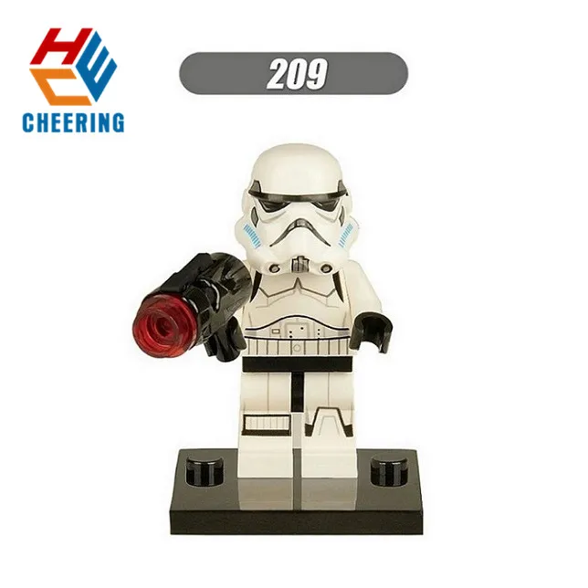 209 Without Box Одиночная строительных блоков космический The Force Awakens Chewbacca Kylo Ren Han Solo подарок фигурки Кирпичи игрушки для детей X0104 - Цвет: 209 Without Box