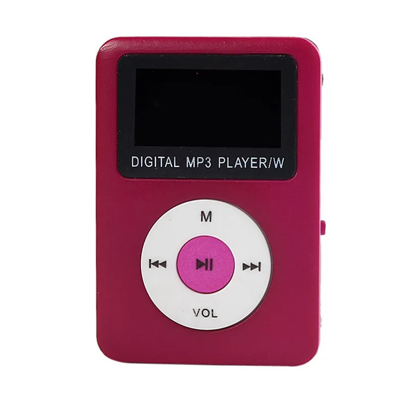 Красный Цифровой MP3-плеер с ЖК-экраном, поддержка 32 Гб, музыкальный плеер, Micro SD TF карта Apr25, CARPRIE, профессиональный, Прямая поставка, высокое качество - Цвет: Красный