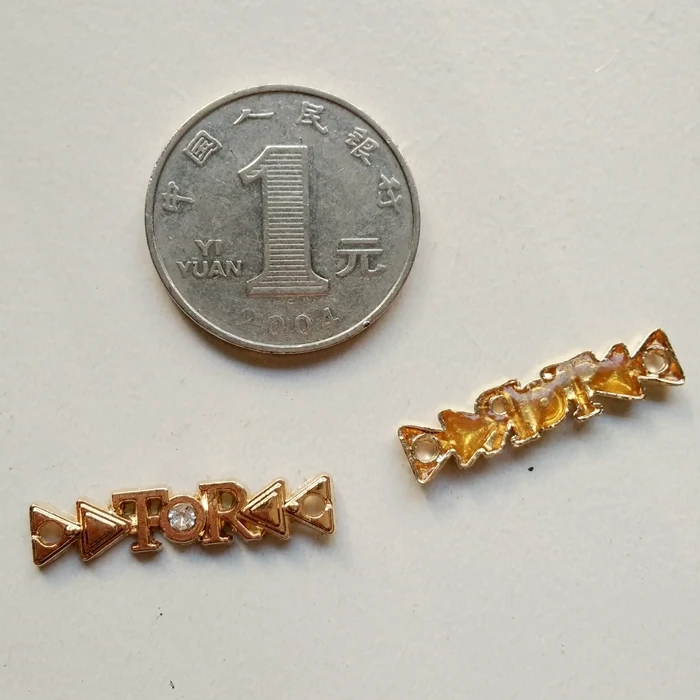 

Gold womanhood Metal label Hot melt Used for Clothing/package/DIY decoration products 40*11mm 20-50pcs /bag 026005