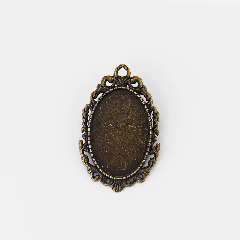 4 шт. большие античные бронзовые круглые/овальные/Квадратные Камея Кабошон