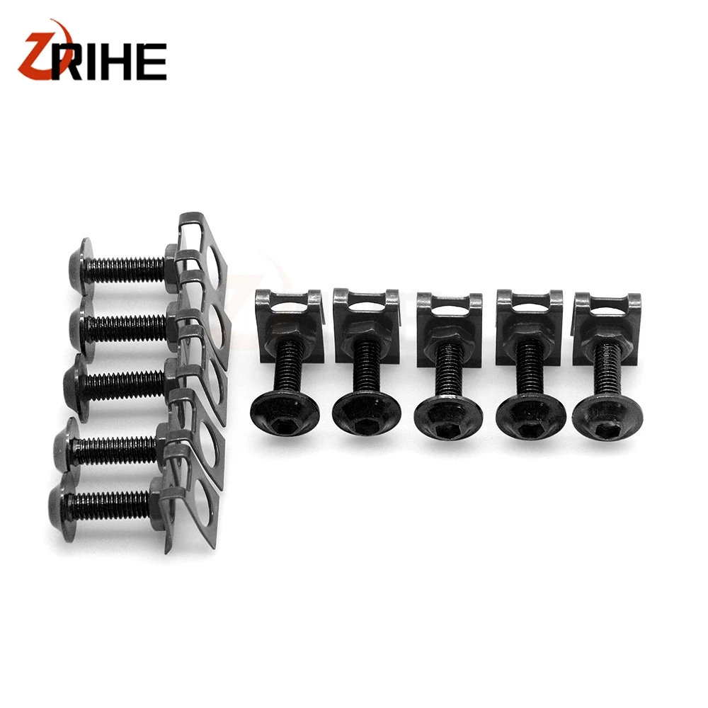 10 шт. Обтекатель тела работы болты шпиль скорость крепежа зажим Пружинные гайки
