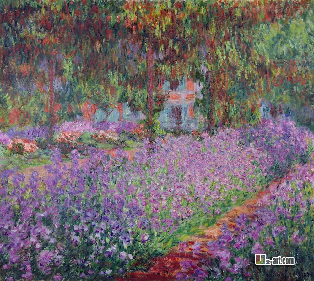 Клода монет Картина Сад художника на giverny холст печать Горячая продажа
