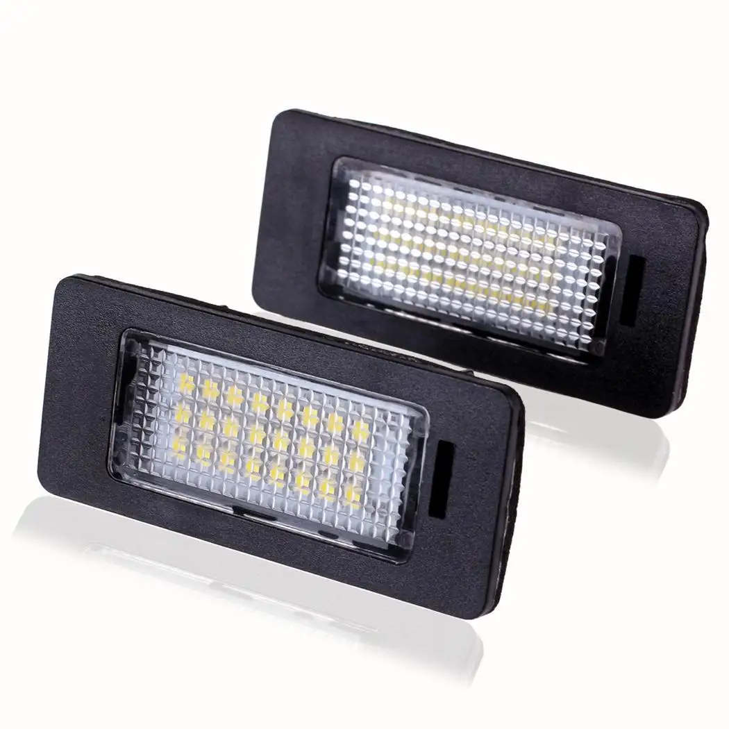 2pcs White Light High Temperature Resistant 12V plate LED Car License Plate 3W Lamp Black | Автомобили и мотоциклы