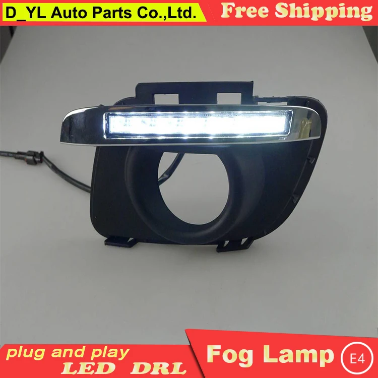 

Автомобильный Стайлинг для Mazda 6 2011-2013 светодиодный дневные ходовые огни для Mazda 6 светодиодный Противотуманные фары высокая яркость руковод...