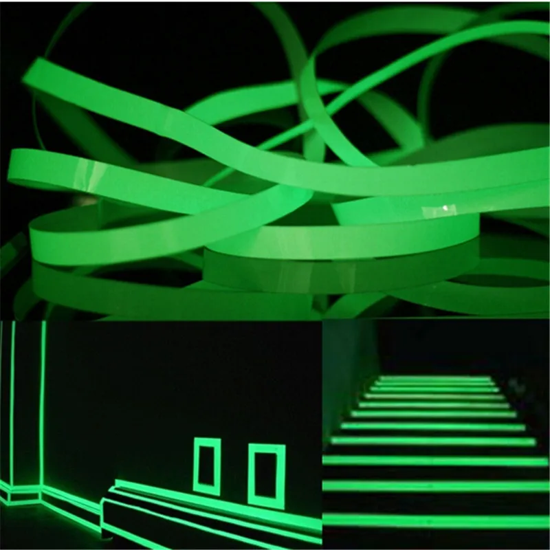 10 м * мм светящаяся лента самоклеящаяся Светящиеся в темноте Безопасность