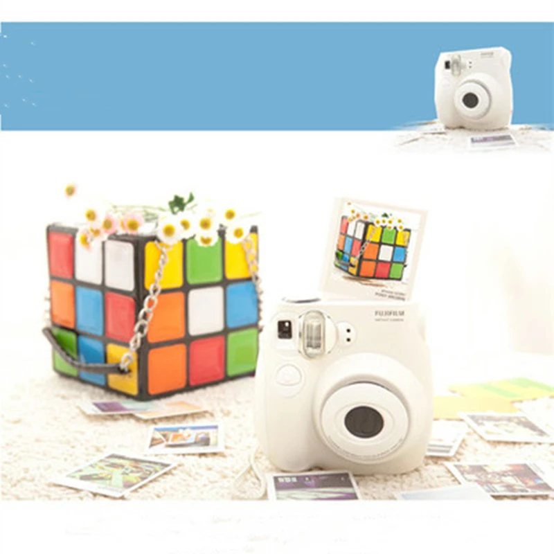 Женская сумка на плечо Геометрическая милая красочная волшебная кубической