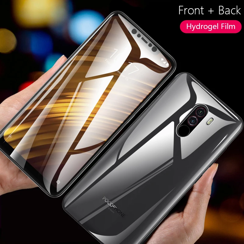 CHYI 3D изогнутая пленка для Pocophone F1 защита экрана полное покрытие нано Гидрогелевая пленка подходит для Arc экран с инструментами не закаленное стекло