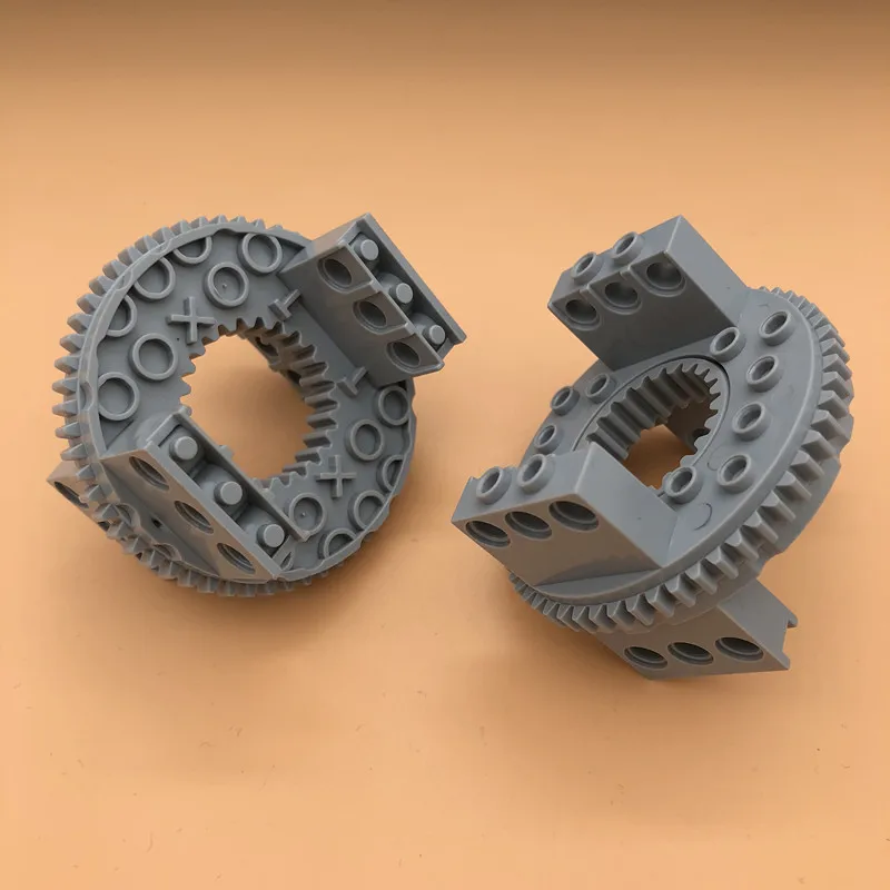 Детали блоков 1 шт. серии Technic no. 2855 + 2856 аксессуары для большой вращающейся