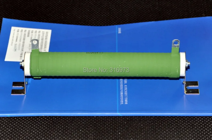 8 Ом 100 Вт высокомощный керамический трубчатый проволочный резистор Вт.|wirewound