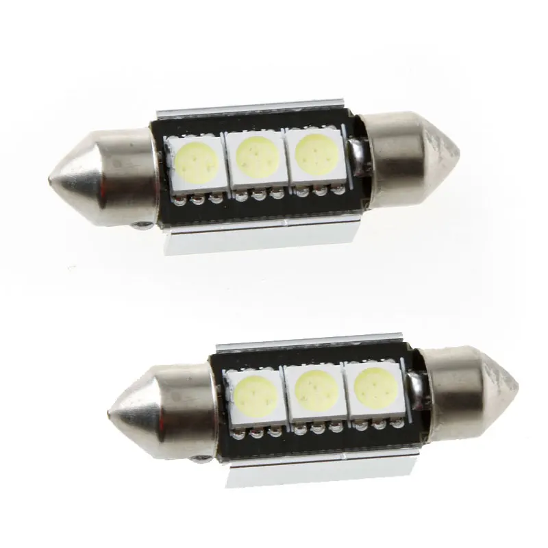 Kkmoon 37 мм 3 5050 SMD LED Canbus Белый салона Купол гирлянда свет лампы для вашего автомобиля