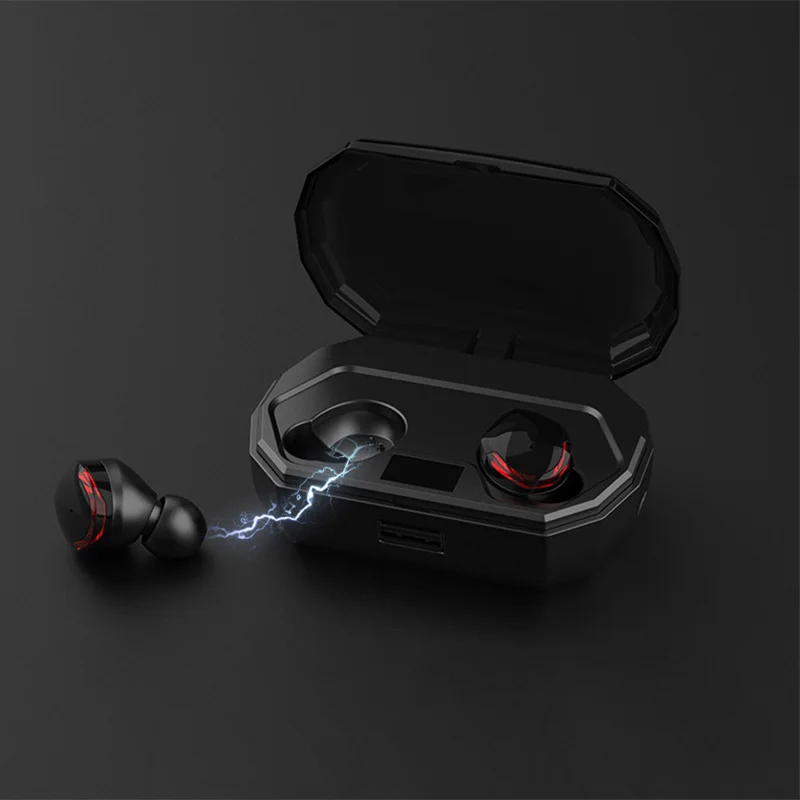 Беспроводные наушники вкладыши Bluetooth 5 0 настоящие стереонаушники с басами