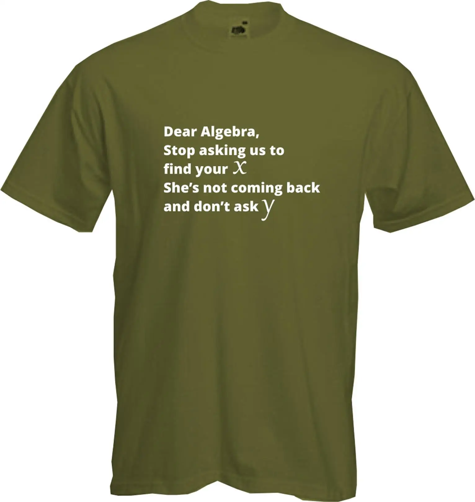 DEAR ALGEBRA футболка с надписью STOP ASKING Maths Clever Geek Fun Cool новые качественные футболки
