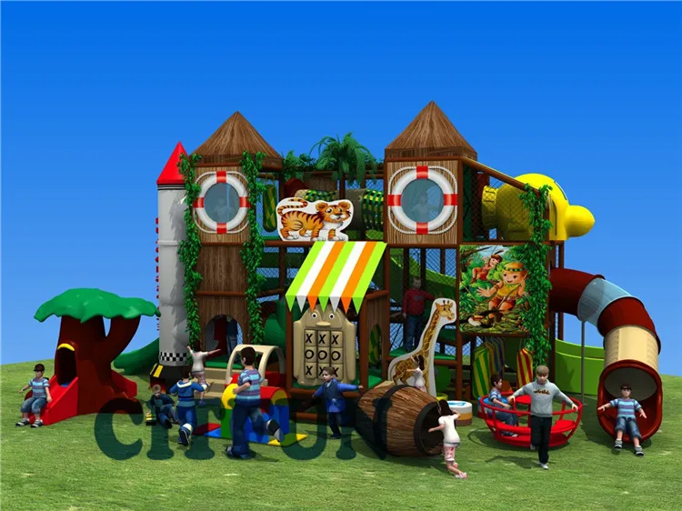 2019 новый дизайн Приключения джунглей любимая детская крытая игровая