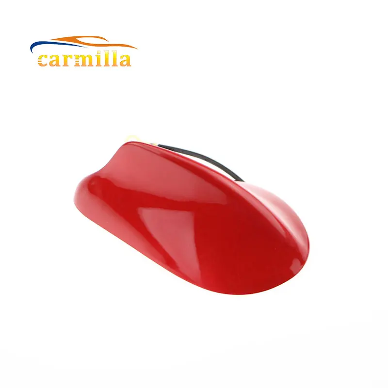 red Carmilla Автомобильная Передняя антенна радио акульих плавников стикеры FM AM Для Ford Fiesta хэтчбек для Focus 2 Mk2 хэтчбек - Цвет: red