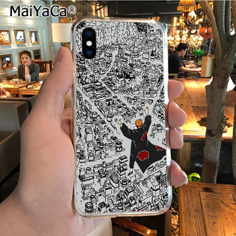 Мягкий чехол для телефона MaiYaCa Naruto Pain из ТПУ чехол для iPhone 8 7 6 6S Plus X XR XS MAX 5s SEcase shell