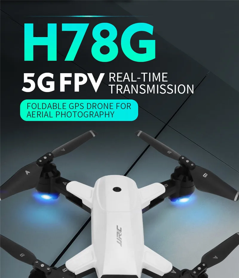 JJRC H78G 5G WiFi FPV 1080P широкоугольная HD камера gps двойной режим позиционирования складной RC Квадрокоптер RTF Профессиональный беспилотник игрушки