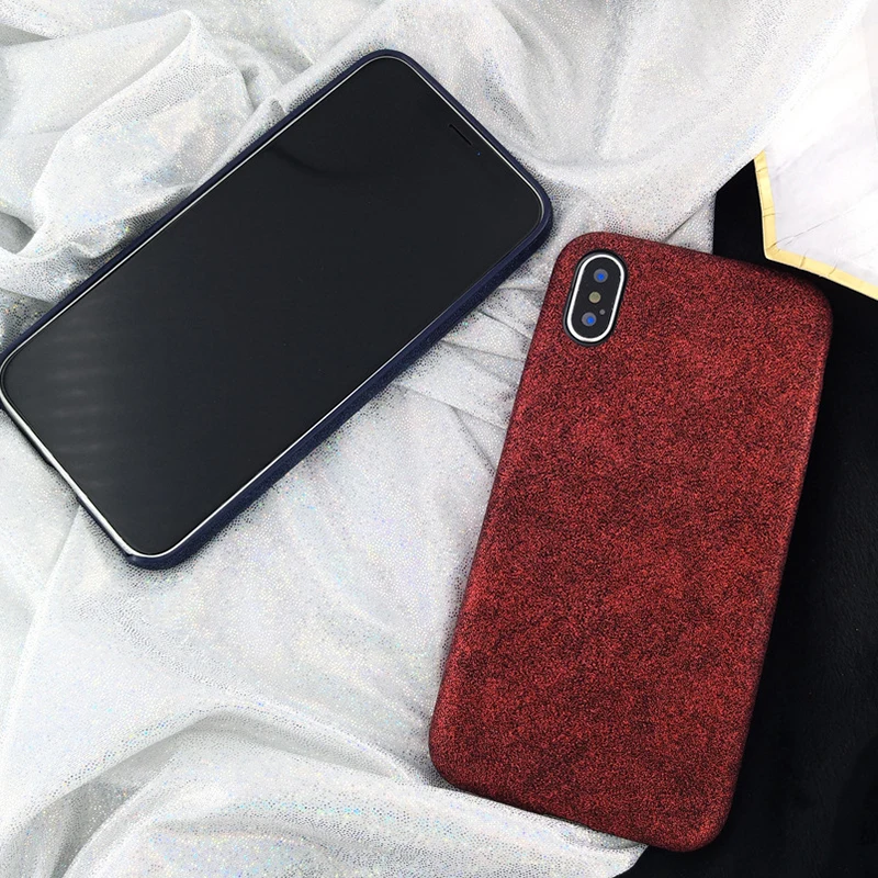 Чехол-накладка из искусственной кожи с пушистой тканью в стиле ретро для iphone X |