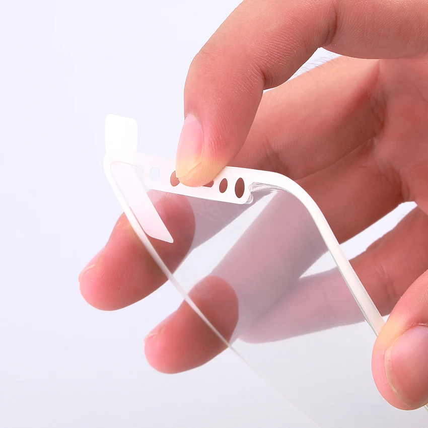 Zerosky защита для экрана из углеродного волокна с круглыми мягкими краями 3D iPhone X