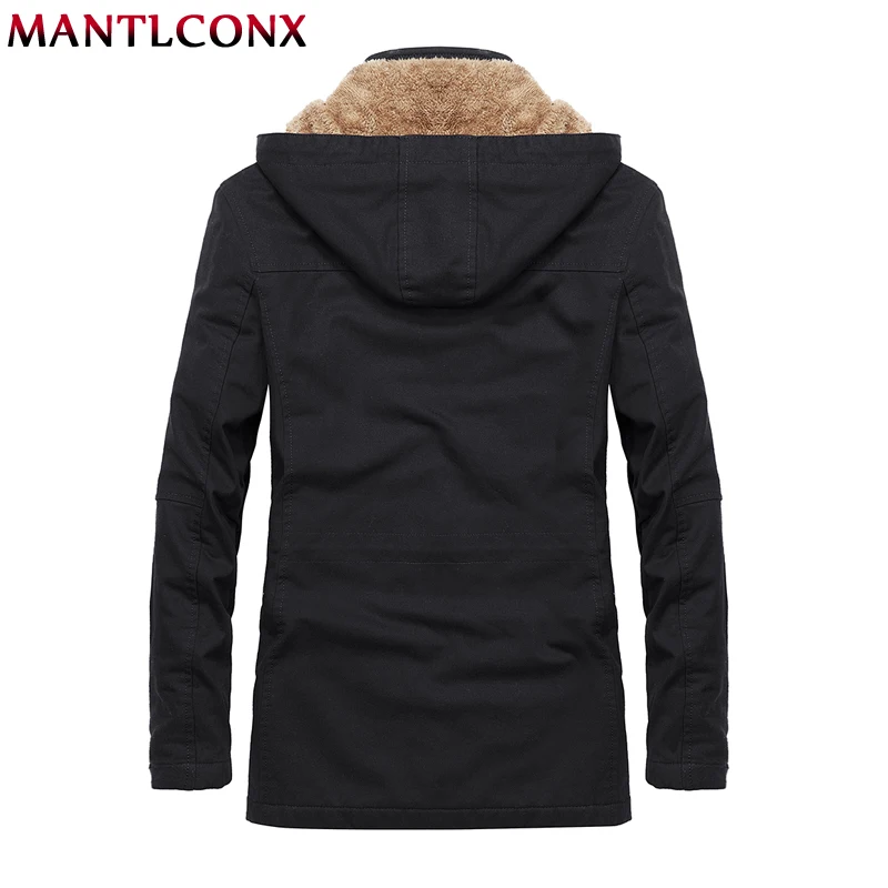 MANTLCONX, новинка, повседневная мужская куртка, зимняя, толстая, теплая, флисовая, на молнии, мужская куртка с капюшоном, мужские толстовки, пальто, мужские, длинные пальто